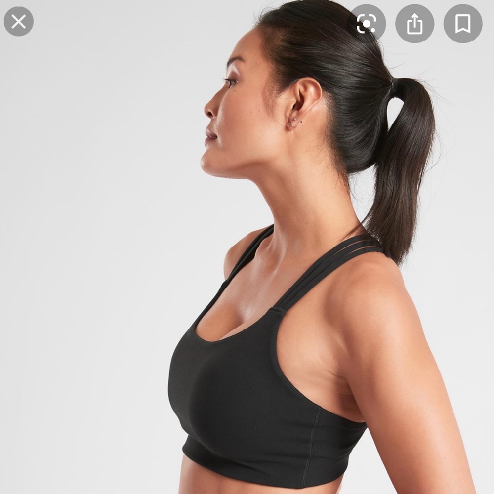 NWOT Black ATHLETA Hyper Focused Bra